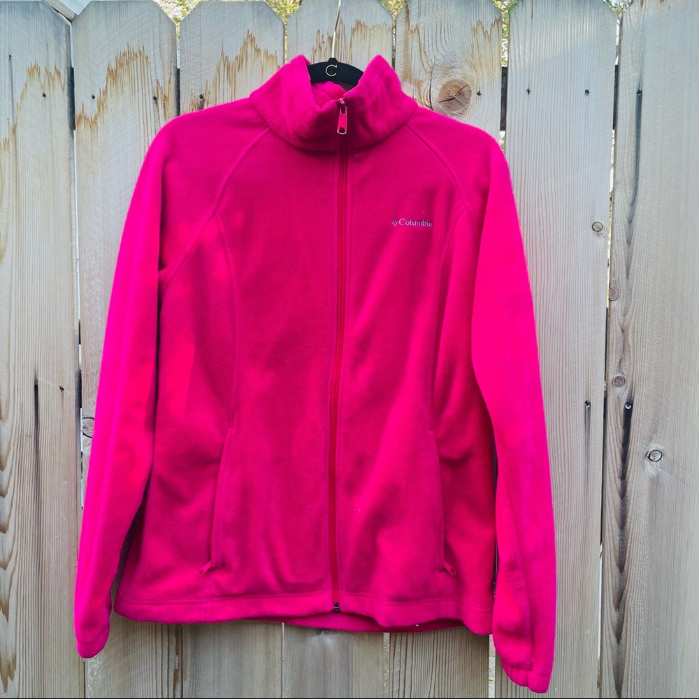Columbia fleece jacket size Large